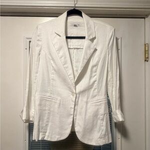 Level 99 Women's White Blazer